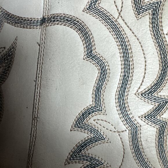 Dan Post Loverfly Tall Western Boot White Womens Size 7 M DP 4377 NWOT NEW - Picture 4 of 10